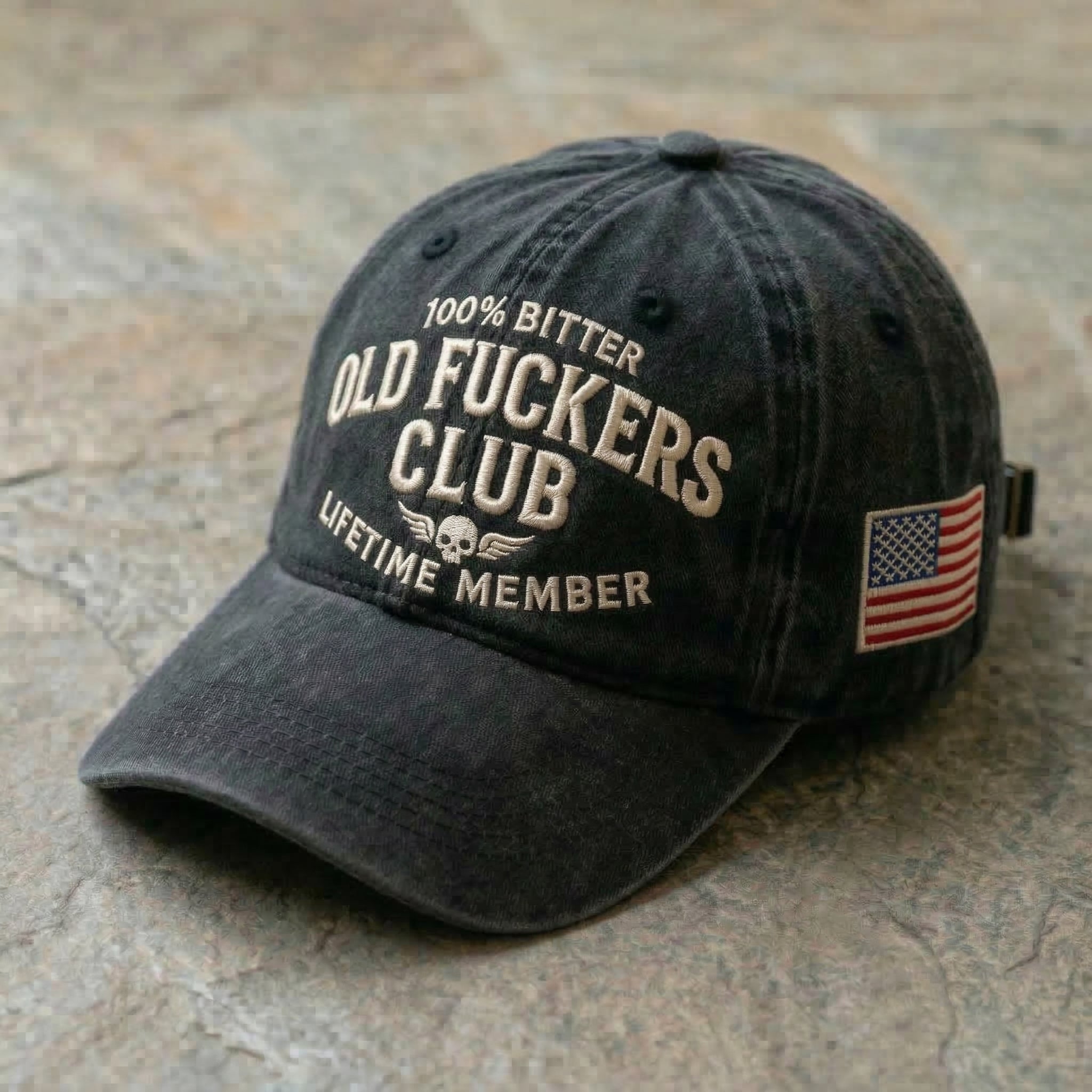 Old Fuckers Club Washed Cap