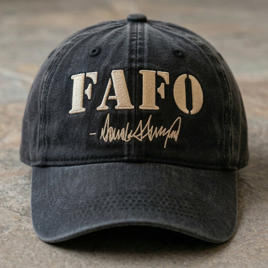 FAFO - F**k Around and Find Out Washed Cap