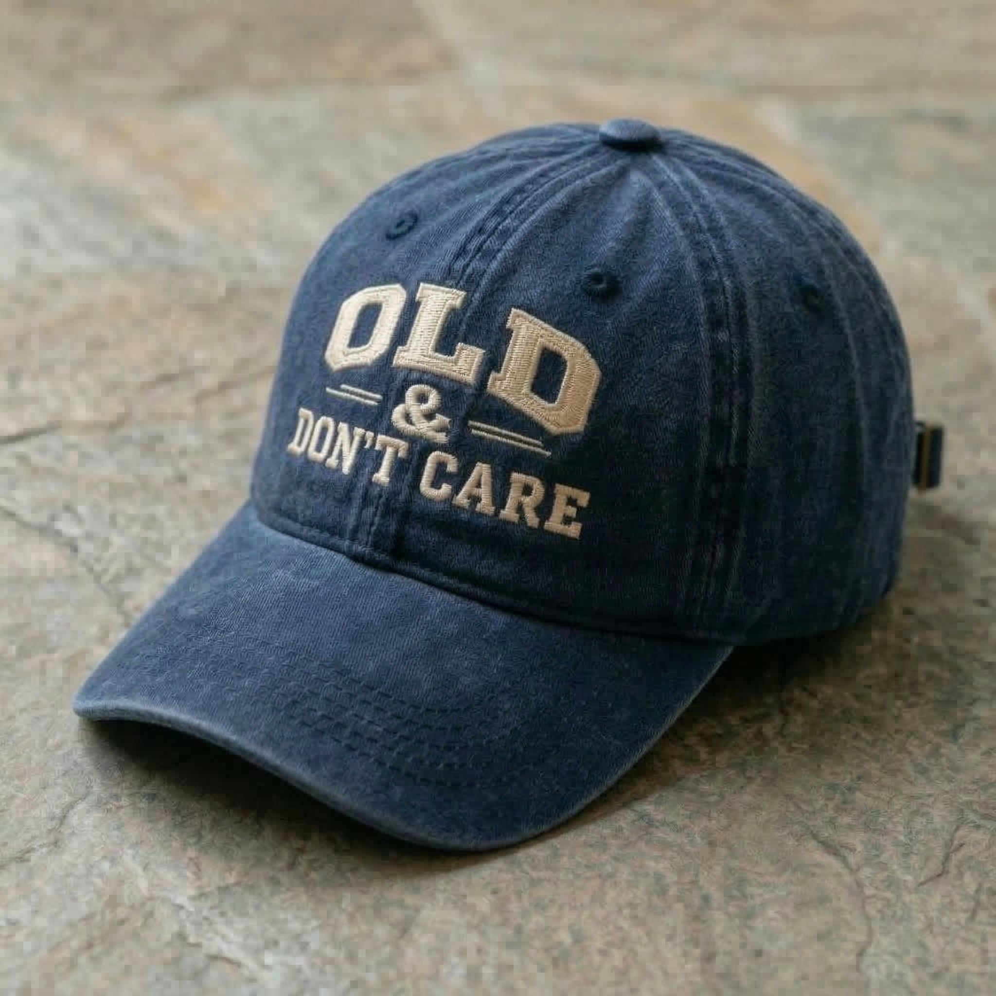 Old & Don't Care Washed Cap