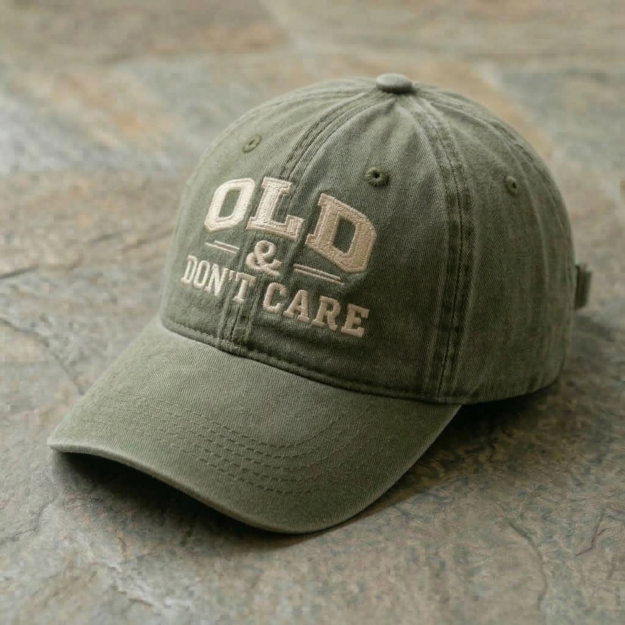 Old & Don't Care Washed Cap