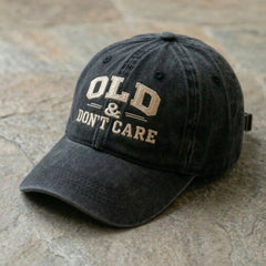Old & Don't Care Washed Cap-5