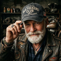 Old Fuckers Club Washed Cap-6