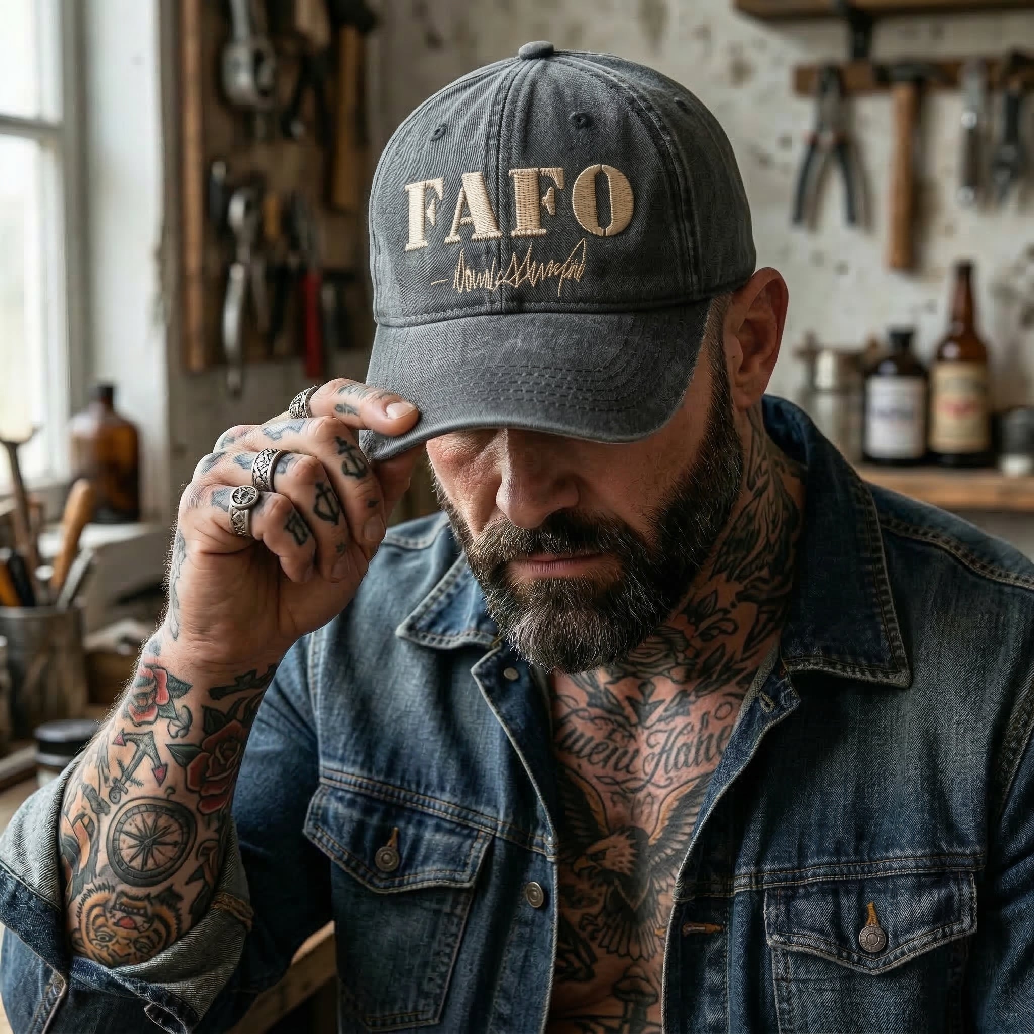 FAFO Washed Cap